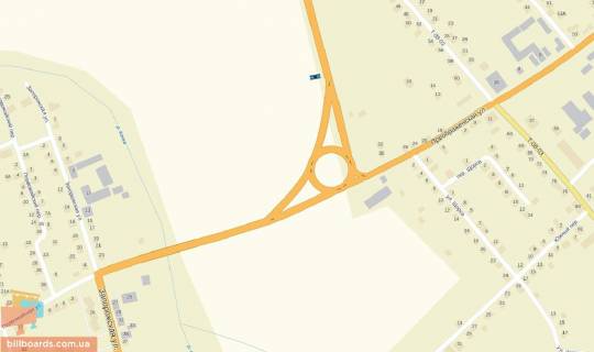 Билборд A в Орехове Подъезд в город схема